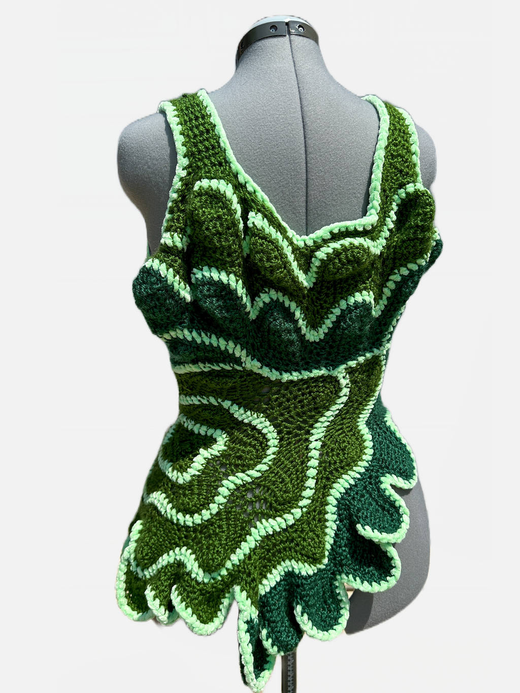 Lily Pad Crochet Blouse Top