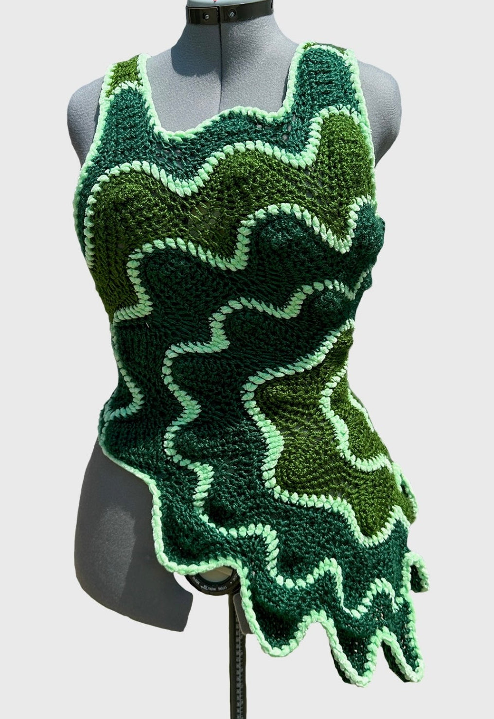 Lily Pad Crochet Blouse Top