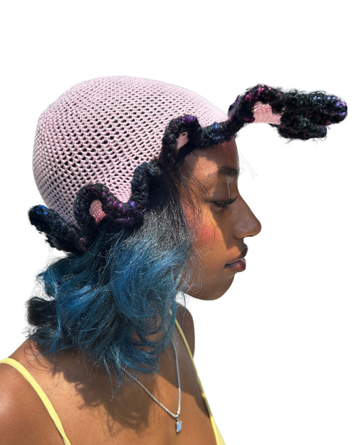 Adjustable Crochet Skull Cap